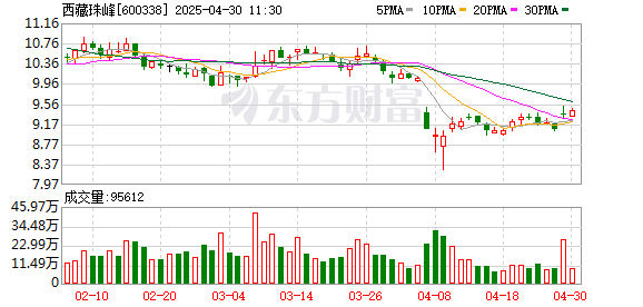 公司配资炒股 西藏珠峰：2024年净利润2.30亿元 同比扭亏为盈